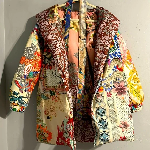 Johnny Was (reversible). Puffy (puff) coat but light weight coat. - Picture 9 of 12